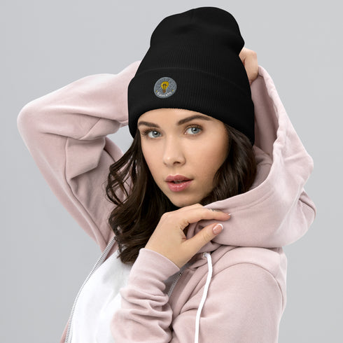 Sunset Glow Beanie - A Splash of Warmth and Style! | Cuffed Beanie